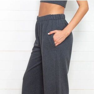 New Brandy Melville Anastasia Sweatpants ( O/S color: Dark Ash)